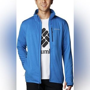 Columbia Full-Zip Fleece Jacket- Medium- New -Blue